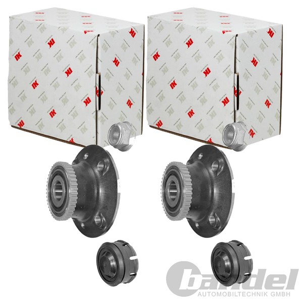 2X Nk RADLAGER-SATZ Hinten Passend FÜR Nissan Kubistar Renault Kangoo-image