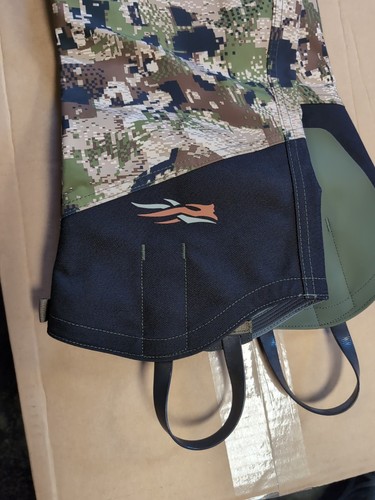 SITKA Stormfront Mens M/L Gore-Tex Gaiters Optifade Subalpine Hunting NEW GTX - Afbeelding 3 van 8