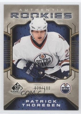 2006 SP Game Used Edition Authentic Rookies Gold Patrick Thoresen Rookie RC 0c2