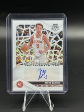 2024-25 Panini Mosaic Rookie Signatures Dyson Daniels White /25 Atlanta Hawks