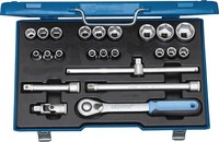 Gedore 2545837 SteckschlüSsel-Satz 19 EMU-20 23-Teilig 1/2 '' SchlüSselweiten 8-
