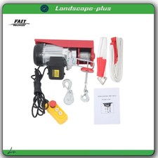 MMini Electric Hoist PA400 880lbs 328ft/100m Wired Remote Control 110V 980W