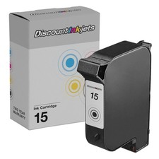 Reman BLACK C6615DN for HP 15 Ink Cartridge FAX 1230 1230xi Copier 310