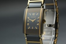 【Quasi MINT】 Orologio da donna al quarzo in oro nero Rado Diastar 153.038.3...