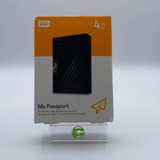 WD My Passport (4TB) External Hard Drive - (WDBPKJ0040BBK-WESN) 