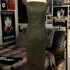 cider paisley maxi dress with slit