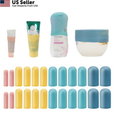 24 Pack Multi Sizes Silicone Bottle Covers Travel Essentials 24 pack, 24