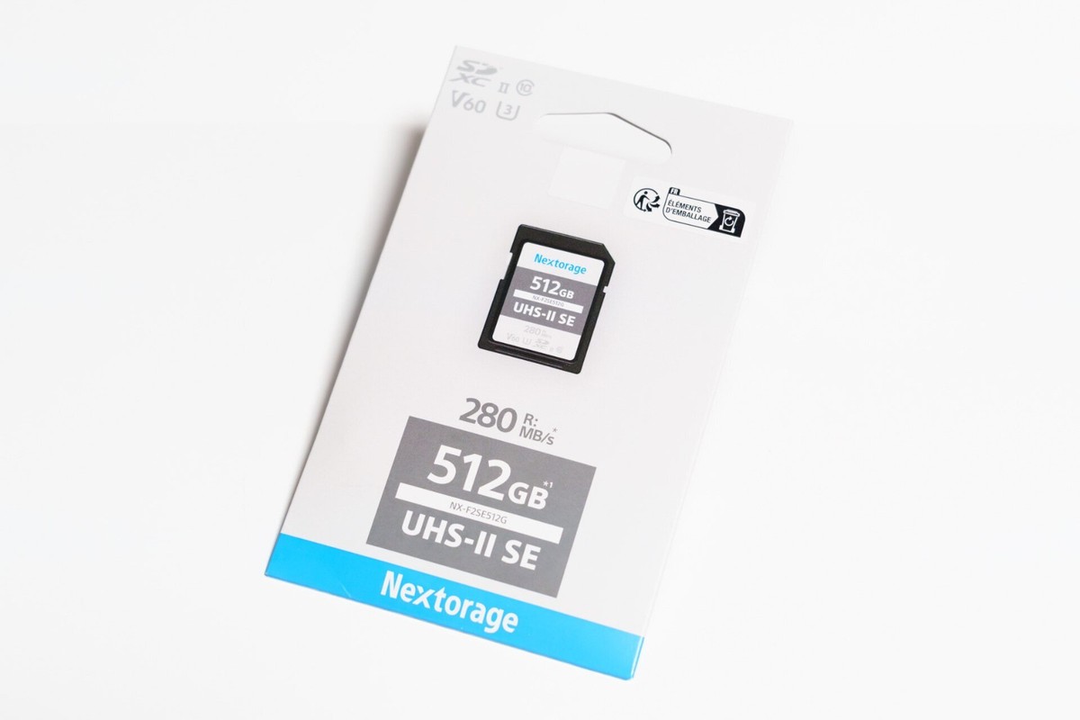 512 GB V60 U3 Nextorage NX-F2SE SDXC UHSII | New Package | 280/150 