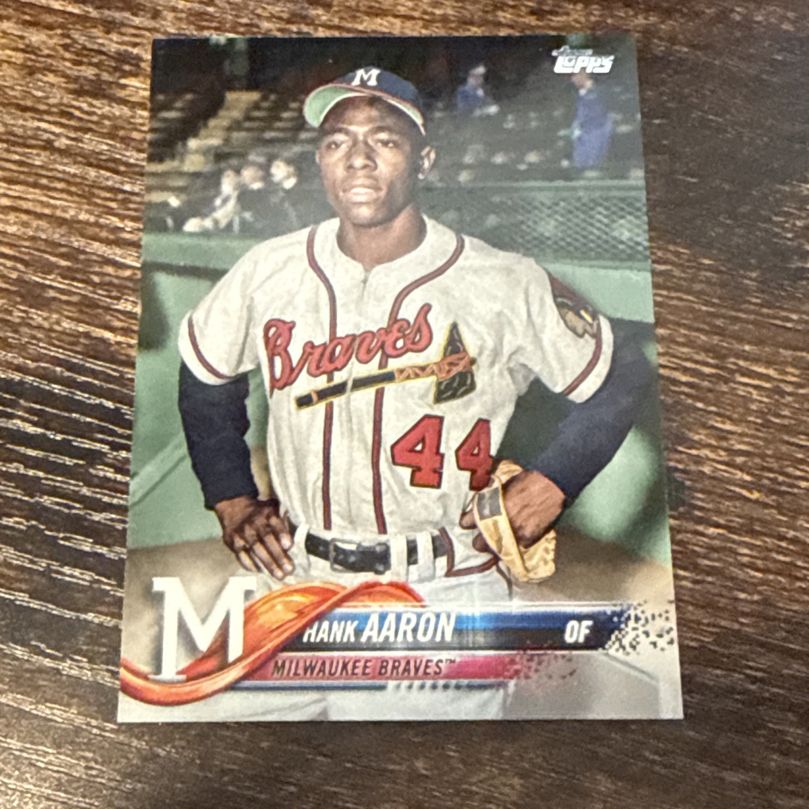 2018 Topps Update Legend Variation SP Legend Variation Hank Aaron #US44 HOF