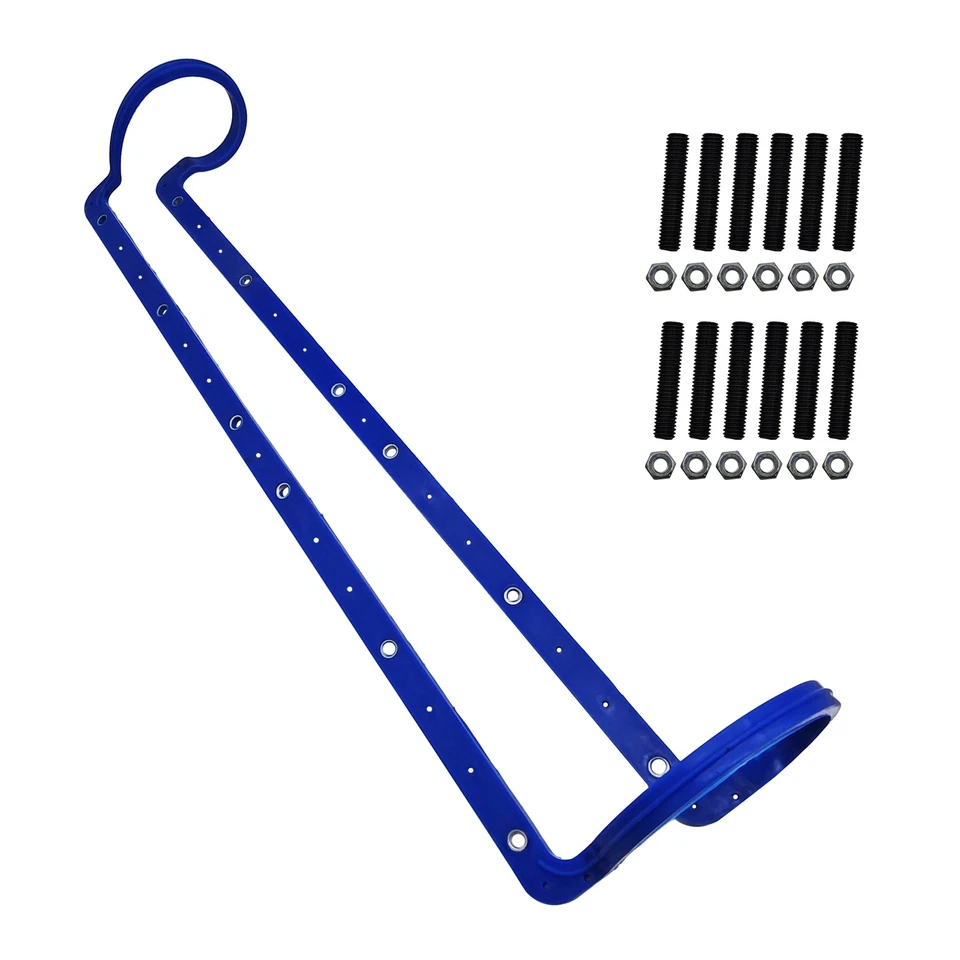 27293 Oil Pan Gasket Rubber w/Steel Core Ford Int/Powerstroke 7.3L T444E - Image 2 of 4