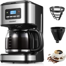 1.8L Filter Coffee Machine 12 Cup Programmable 24hr Timer