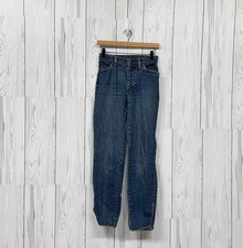 Vintage Lee jeans womens size 24 straight leg tapered high rise made in USA