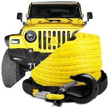 1/2" x 92ft Synthetic Winch Rope, 32000lbs Winch Rope 1/2" x 92ft, 32000lbs
