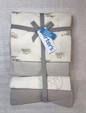 Carters Baby Cotton Receiving Blankets Elephant Stripes Solid Safari Animal 4 Pk