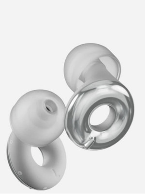 Loop earplugs SWITCH 2, 3 Noise Relief Modes, Silver, NWT sealed