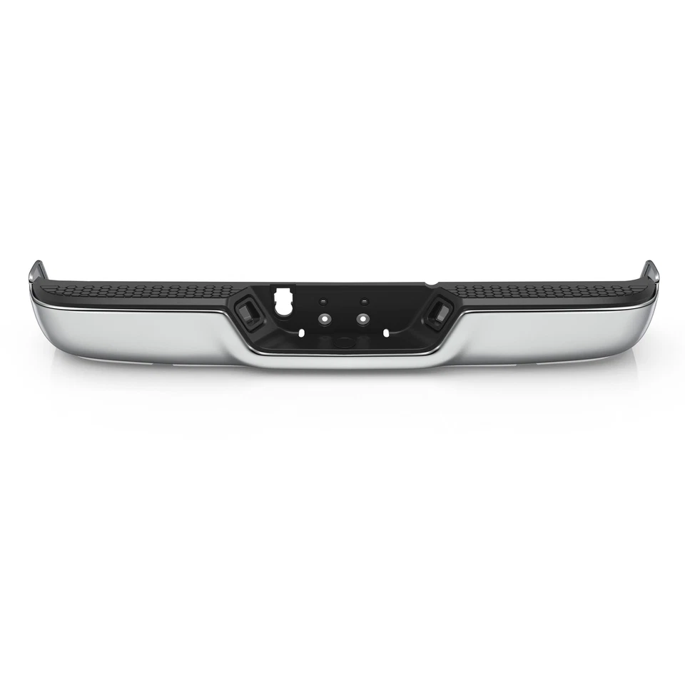 Chrome Rear Bumper Without Sensor Hole For 09-19 Dodge Ram 1500 10-12 2500 3500 Foto 4 de 4
