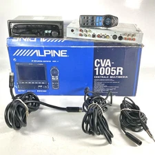 ALPINE CVA-1005R Multi Media Station With Box, Remote & Leads