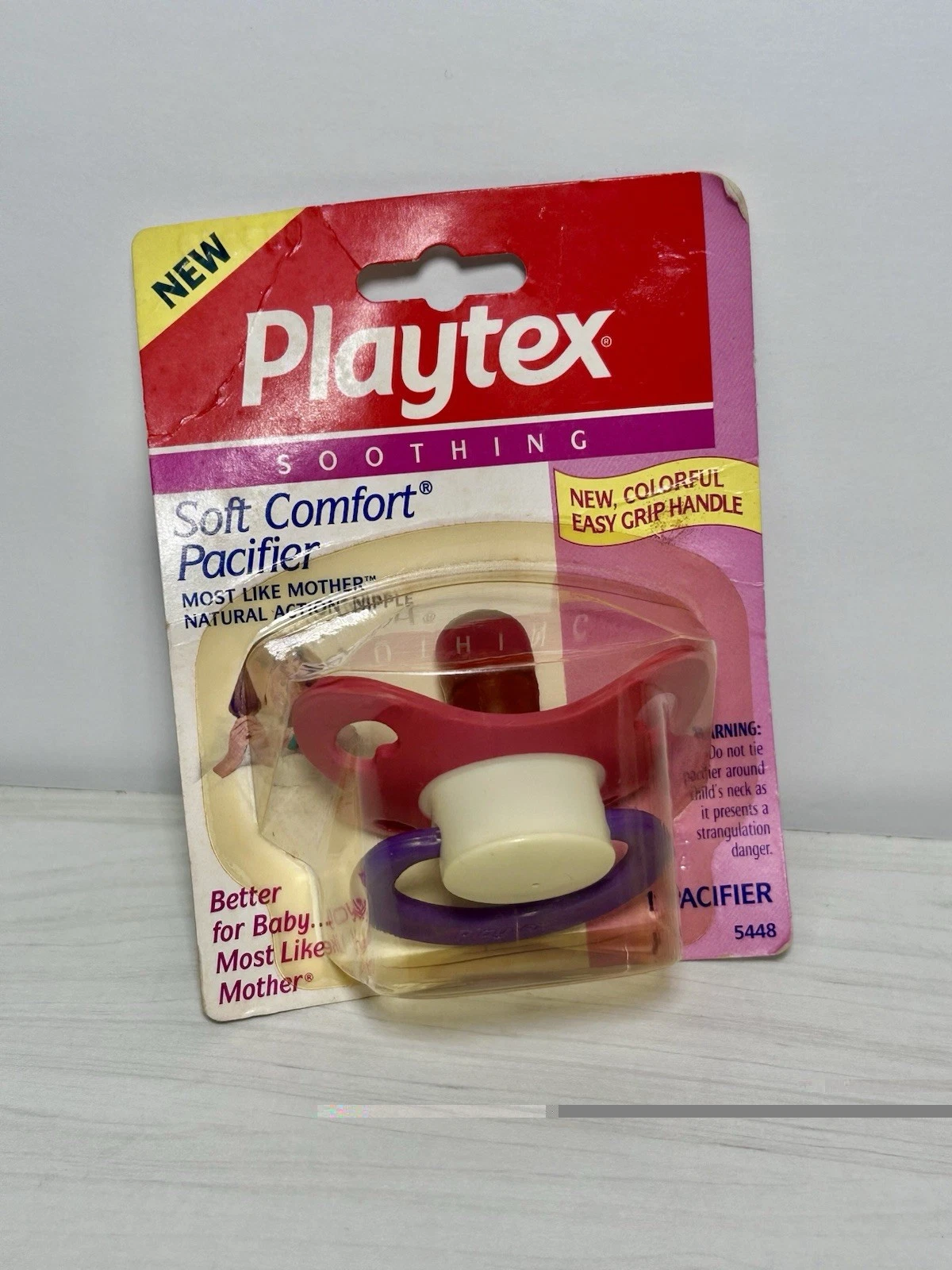 NEW Vintage 1995-1997 Playtex SOOTHING PACIFIER Butterfly Pacifier Latex Nipple
Opens in a new windo