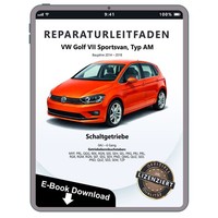 VW Golf 7 Sportsvan AM (14-18) 6 Gang Schaltgetriebe 0AJ Reparaturanleitung PDF