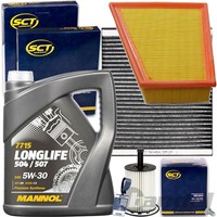 Inspektionspaket+Mannol 5W30 ÖL FüR Vw Polo 9N Skoda Roomster 5J Fabia 6Y 545
