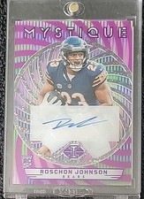 2023 Panini Illusions Mystique Roschon Johnson Rookie Auto 1/1 RC