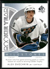 2017-18 SP Authentic Rookie Year Milestones #RYM-AO Alex Ovechkin - Capitals