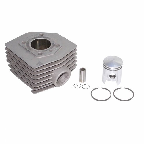 Kit Cylindre Piston Airsal Aluminium Nikasil Pour MBK 51 Air - Ø39mm 4 Transferts - Sans Joint