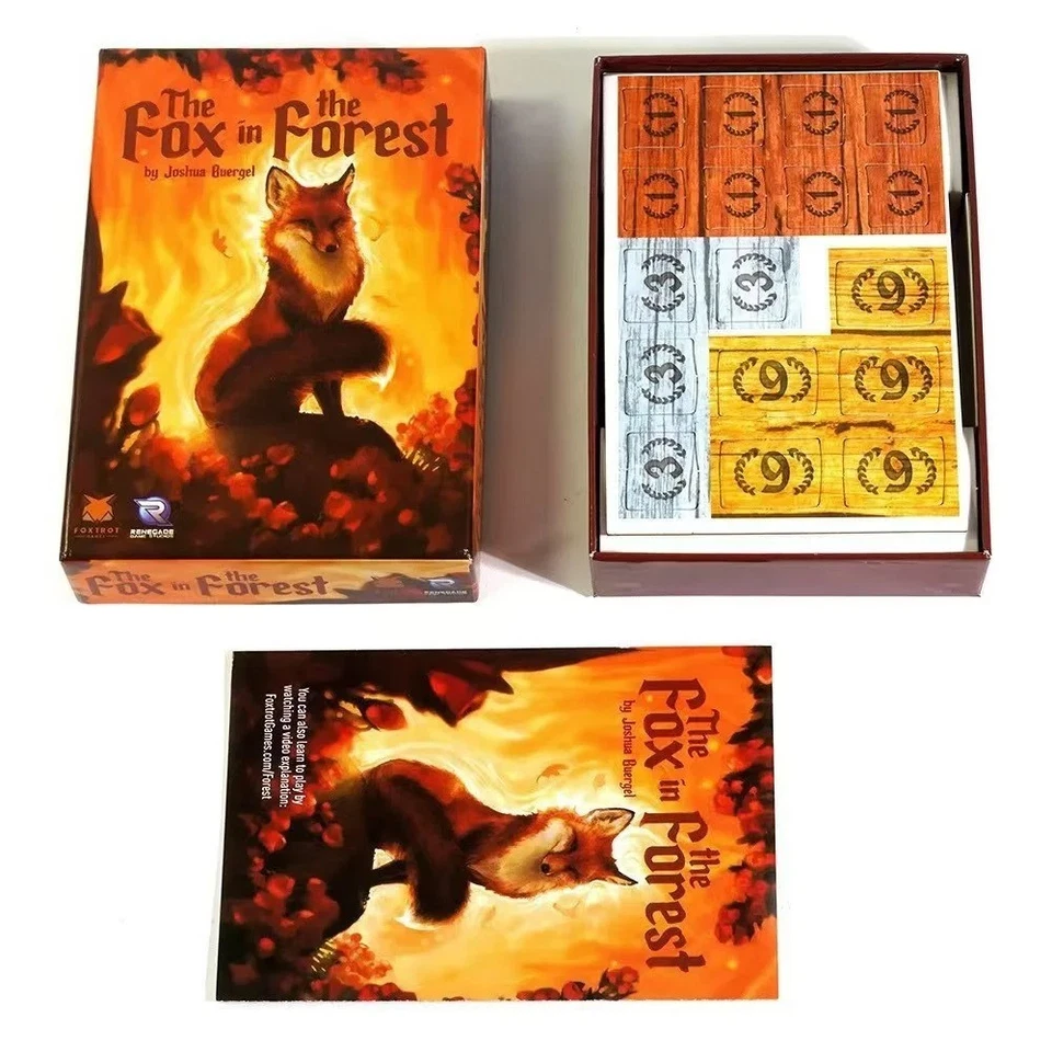 The Fox in The Forest Cards Game Set for 2 Player Puzzle Party Game Easy Carry - Image 3 of 4