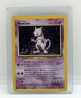 Pokémon Mewtwo 10/102 Holographic Rare Card - Base Set
