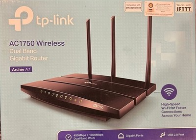 Used Open Box TP-Link AC1750 Mesh WiFi Router (Archer A7)