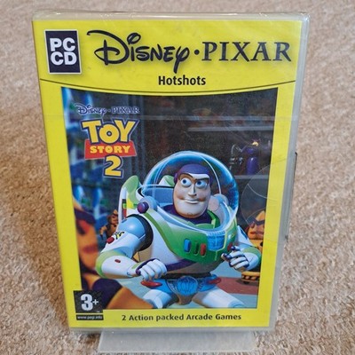 Disney Pixar Toy Story 2 Hotshots PC CD-ROM Videospiel 2 Arcade Spiele Buzz NEU