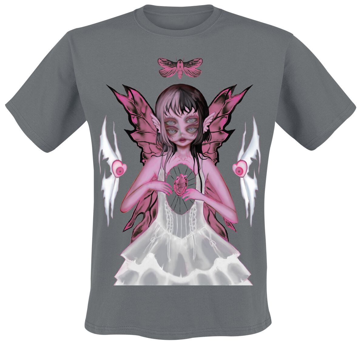 Футболка Martinez, Melanie с изображением группы Herren Portals Heart charcoal-Товар, Группы