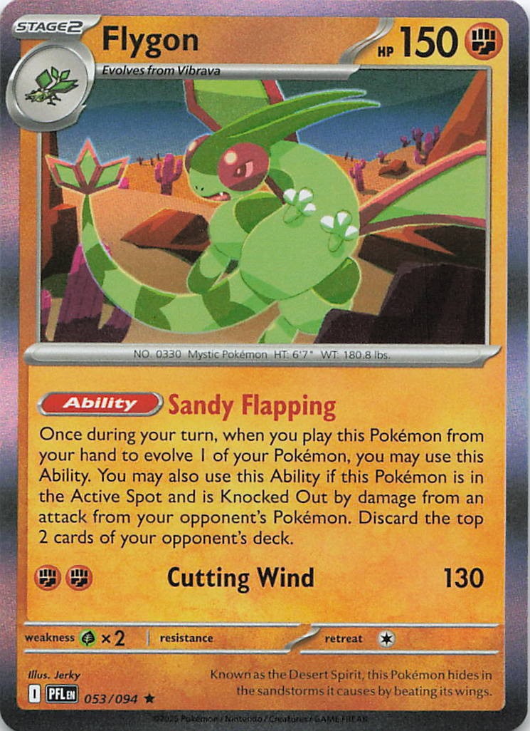 Flygon Rare ME02: Phantasmal Flames 053/094 NM