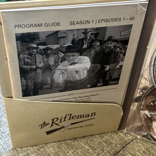 RARE! The Rifleman Official Season One Episodes 1 - 40 DVD Set OOP Chuck Connors - 第 15/22 張圖片