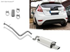 Fox Racinganlage ab Kat Ford Fiesta MK7 JA8 1.6 77/88kW ab 08/2009 145x65 trapez