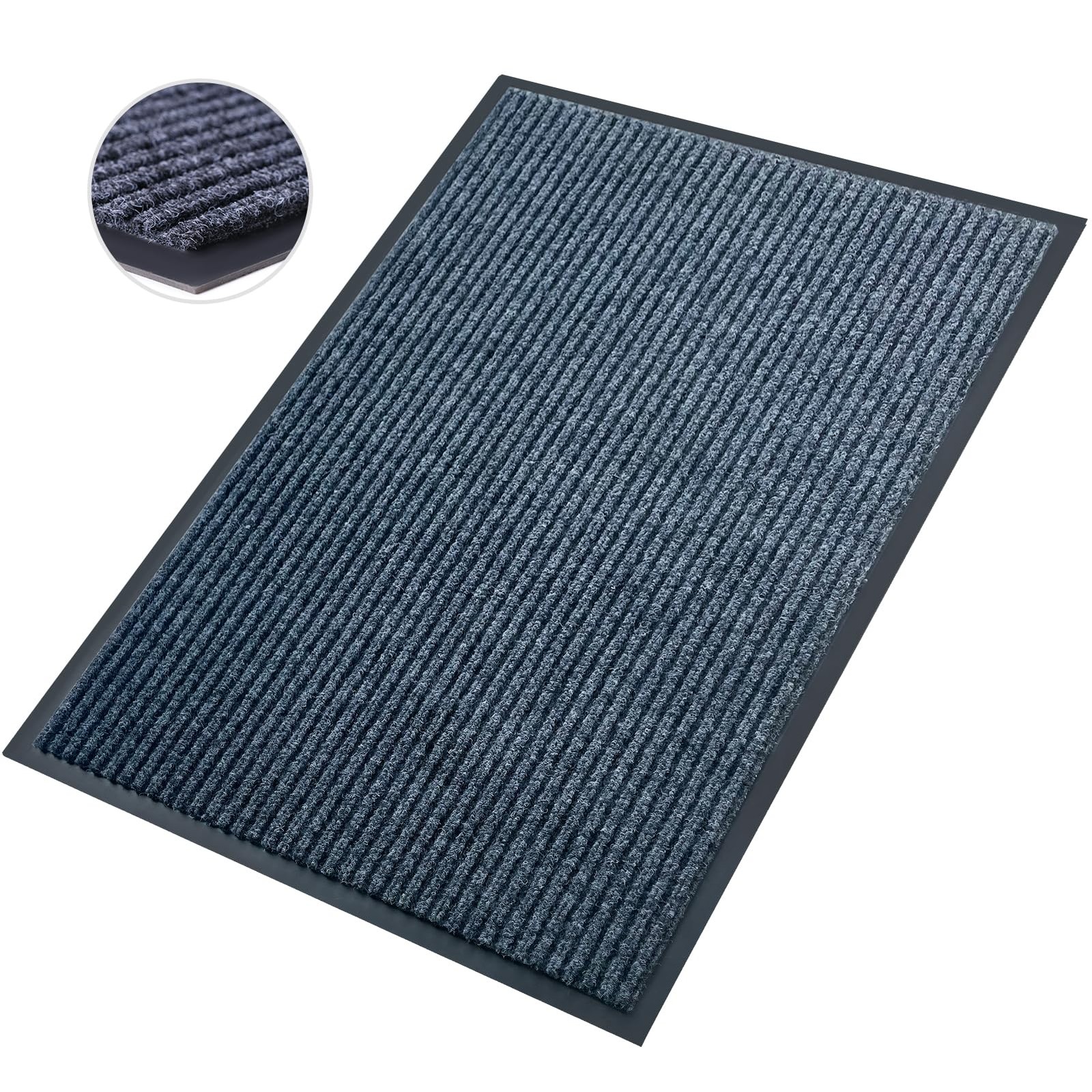 2x6 Heavy Duty Indoor Outdoor Front Door Welcome Mat Durable Commercial Grade