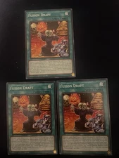 3x Fusion Draft Dood! Near Mint Condition 