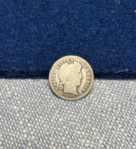 (#102192)  Barber dime.  1899 O.  Good