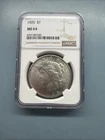 1925 Peace Dollar - NGC MS64 - PQ Gem - As Shown!