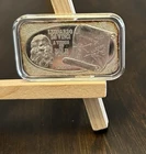 1974 Leonardo Da Vinci USSC 1 Troy oz .999 Silver Art Bar US Silver Corporation