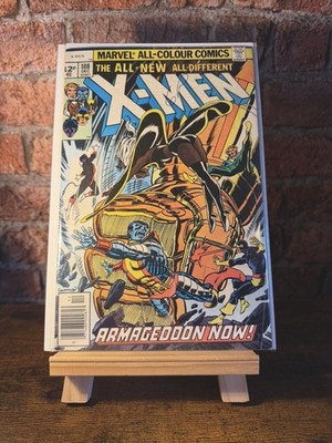 X-Men 108 12p UK John Byrne 1st Art 2nd Starjammers Bronze Key Comic High Grade