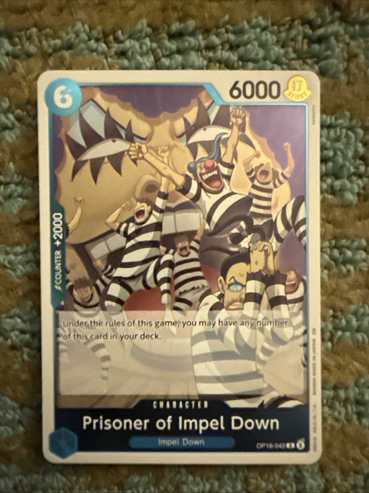 Prisoner of Impel Down OP16-042 R The Time of Battle Foil English One Piece