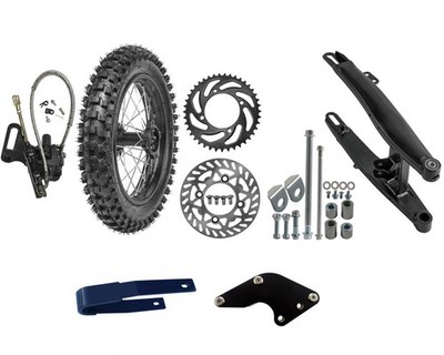 15mm offroad Rear 80/100-12'' Wheel Rim Tire Swing Arm Pit Bike Baja SDG 50-150cc