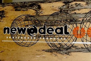 New Deal Worldwide Long Skateboard.