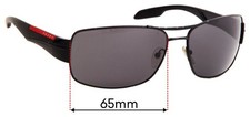 SFx Replacement Sunglass Lenses fits Prada SPS53N - 65mm Wide