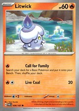Litwick Common SV06: Twilight Masquerade 036/167 NM