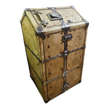 Baule Armadio "Wilt Chicago" Gable Top - Vintage Originale Industrial Decor '900