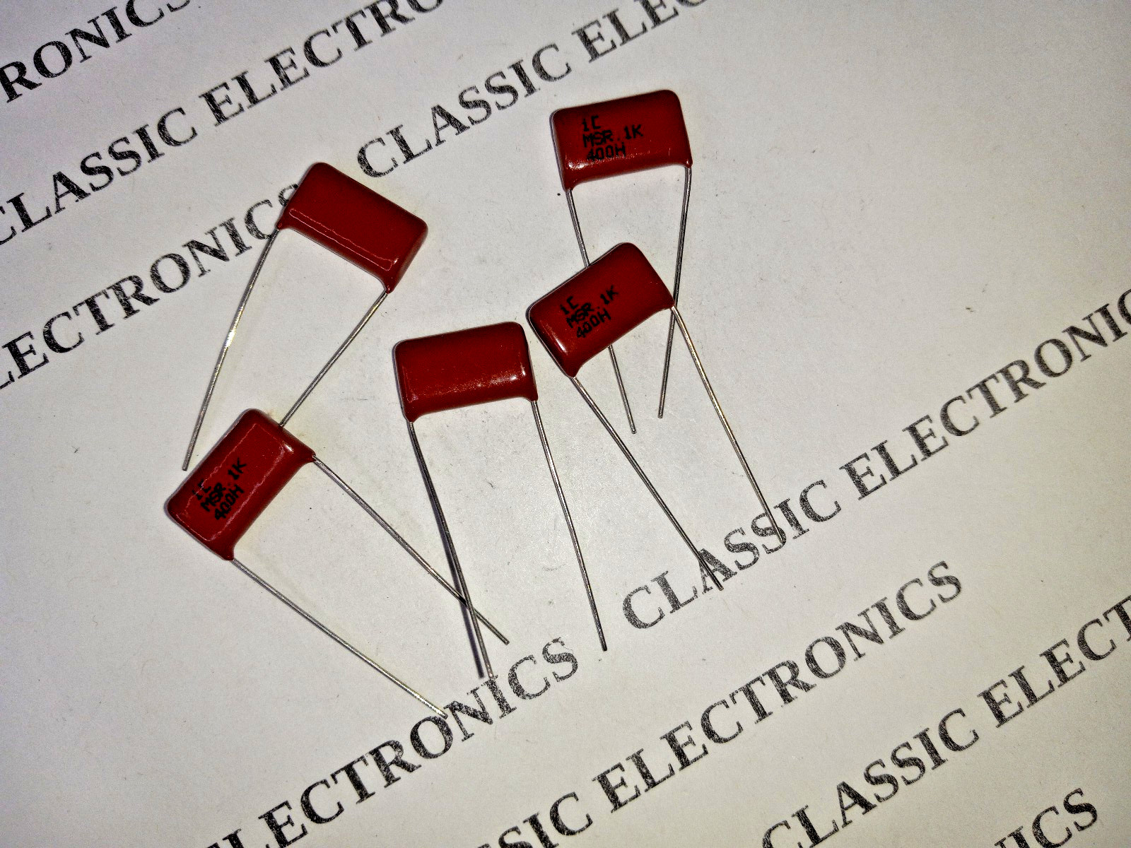 Lot of Illinois IC .1uF 400V DC MP Film Capacitor Radial 125C MSR Series