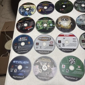 Massive loose video game lot (40 Games): Xbox, Xbox360, PS1, PS2, PS3