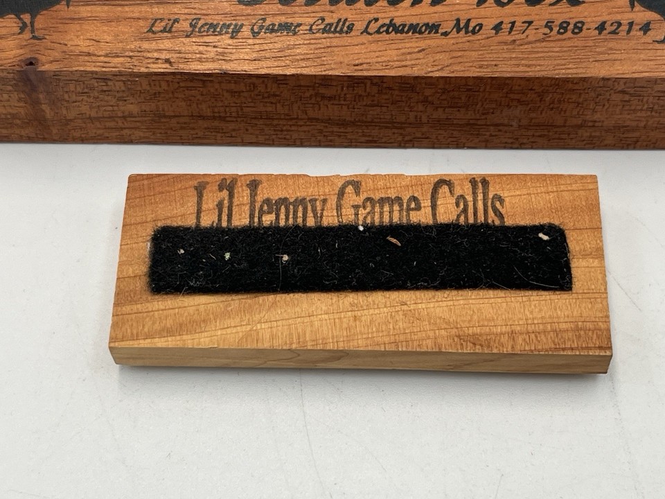 Vintage Lil Jenny Scratch Box Turkey Call Game Calls 2003 Signed w ...